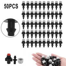 Spruzzatore nebulizzatore acqua plastica 50 pezzi per impianto irrigazione a goccia giardino.