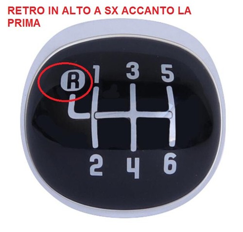 Pomello lente lucido fiat - lucido,