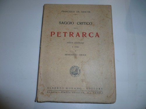 Saggio critico sul - , petrarca