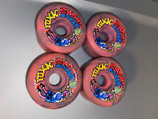 Ruote Skateboard Vintage Toxic NOS ORIGINALI Toxic Shock GIRILI RARE