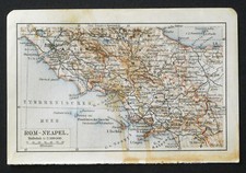 Antica Topografica,ROMA - NAPOLI - CENTRO ITALIA.1912.