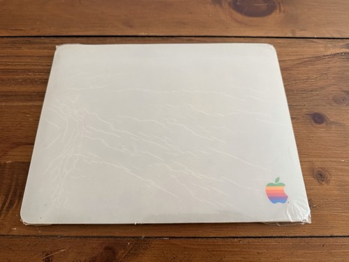 Mousepad apple rainbow vintage - mousepad,