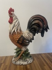 Statua Gallo In Ceramica