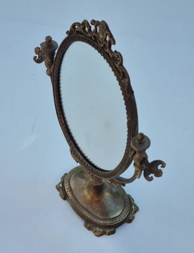 Specchio tavolo ottone - specchio,
