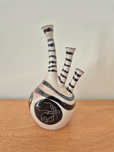 Enrico baj piatto ceramica - enrico,