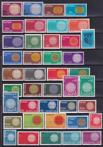 Europa cept 1970 anno - cept,