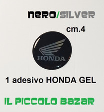 1 ADESIVO HONDA Cm.4 GEL Resinati scritta e stemma logo MOTO 3D cangianti 3M