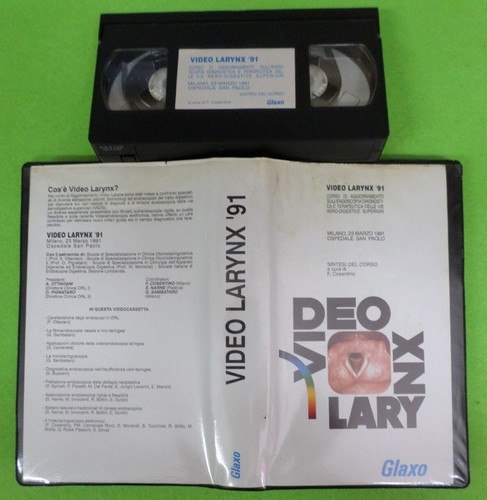 Vhs film video larynx - video, '91
