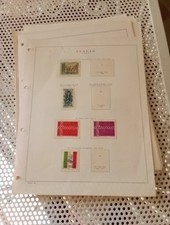 Fogli D' Album con taschine per Francobolli Regno D'Italia Dal 1971 Al 1980 