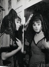 Milva Foto Originale Nero e Bianco Premere Promozione Circa 1960's