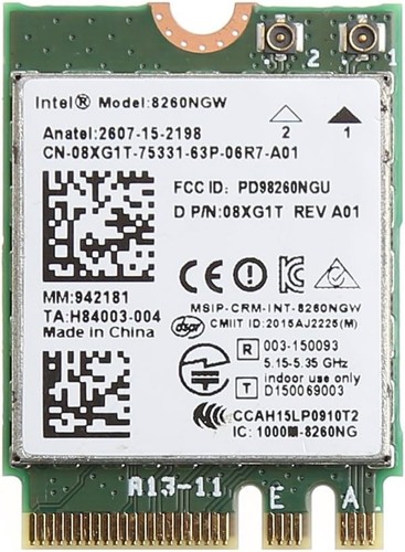 Scheda rete intel - 8260ngw, ac