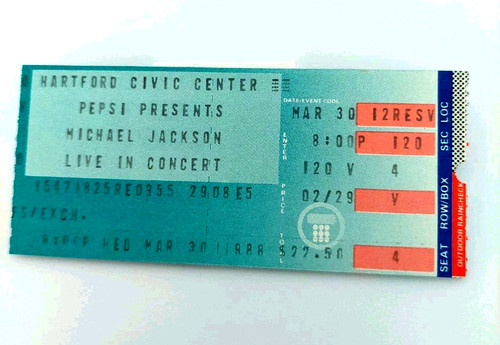 Stub biglietto originale - , 1988