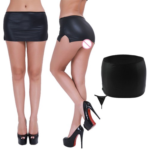 Minigonna donna sexy - in, pelle