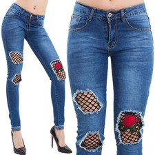 Jeans donna pantaloni skinny