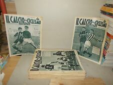 IL CALCIO E IL CICLISMO ILLUSTRATO ANNO 1952 COMPLETO 1/52 M.BUONO+VENDITA SFUSI