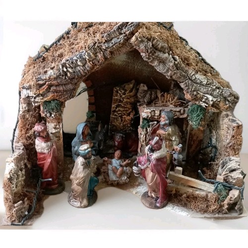 Presepe terracotta fatto e - presepe,
