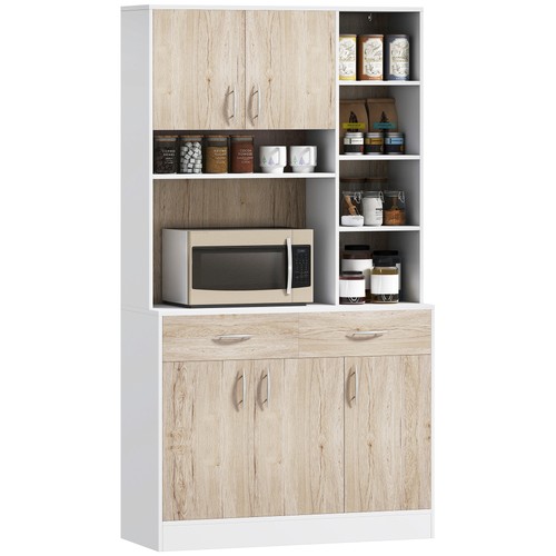 Homcom mobile buffet dispensa - mobile,