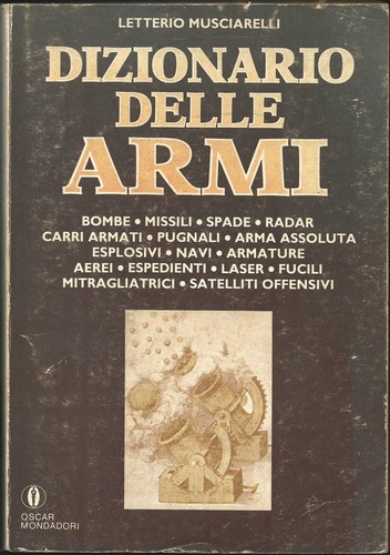 Musciarelli dizionario delle - dizionario,
