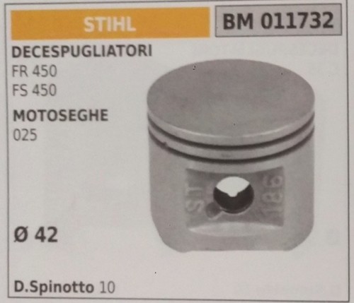 Pistone completo per motosega - per,
