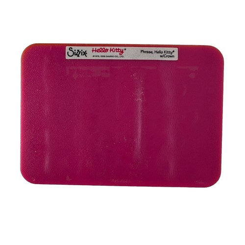 Sizzix hello kitty phrase - phrase, with