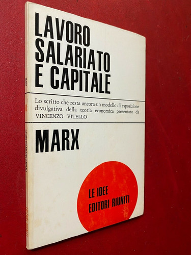 Marx lavoro salariato - marx,