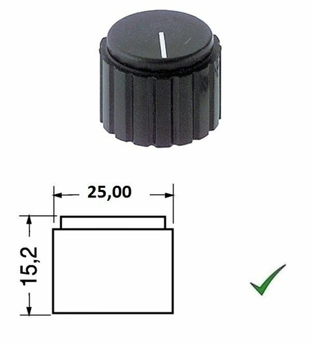 Manopola 25mm per