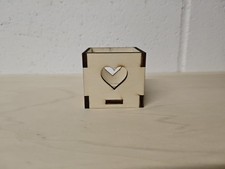 Scatolina Legno Cuore