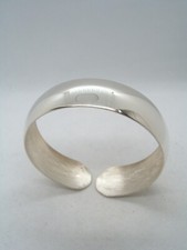 Bracciale rigido in Argento 925 - Braccialetto a schiava - finitura lucida -