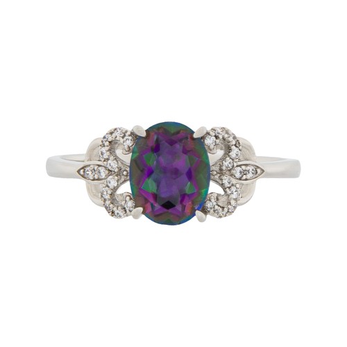 Anello placcato platino vero