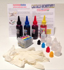 KIT CARTUCCE RICARICABILI PER