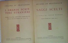De montaigne SAGGI SCELTI Utet