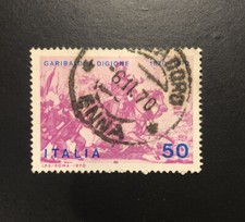FRANCOBOLLO ITALIA REPUBBLICA - GARIBALDI  A  DIGIONE 1970