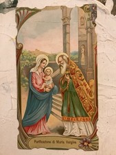 Santino cromo-holy card