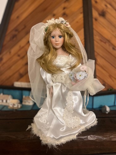 Bambola vintage sposa genuine - bambola,