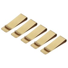 5pz Clip Slim Acciaio Inox