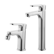 Set rubinetti lavabo alto e
