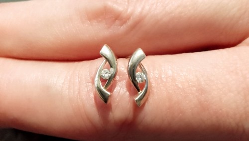 Orecchini perno argento - in,