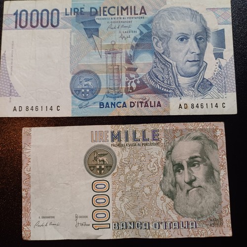 Lotto banconote italiane - lotto,