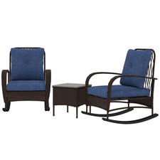 Rattan Chaise Lounge Chair
