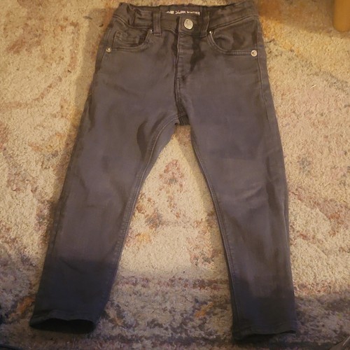 Jeans zara ragazzo slim grigio - jeans,