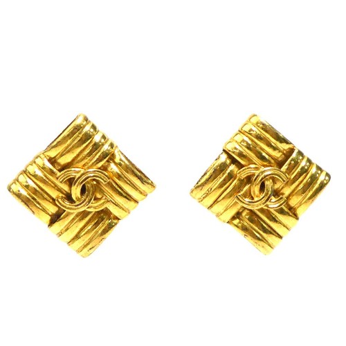 Orecchini clip con - clip, logo