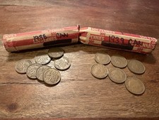 1938 and 1939 Canadian Penny
