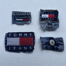 Toppa logo bandiera jeans