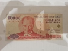 Banconota 10000000 Lirasi Turchia del 1999 214(1) Molto Bella