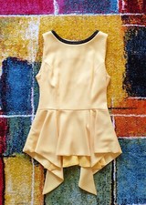 Top asimmetrico by MANGANO, giallo, Tg.42