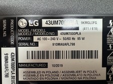 Despiece  TV  LG 43UM7000PLA