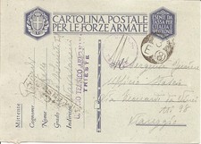 Franchigia Regia Marina Ufficio Tecnico Armi Navali Trieste  Agosto 43 