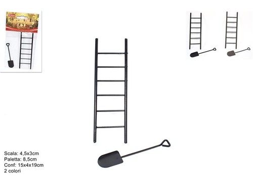 Miniatura scala con pala - scala,