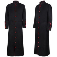 Cappotto medievale Halloween cristiano frate sacerdote cosplay costumi su misura