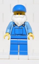 Lego twn160 Uomo Inserviente pulizie meccanico Janitor barba bianca 10224 2012